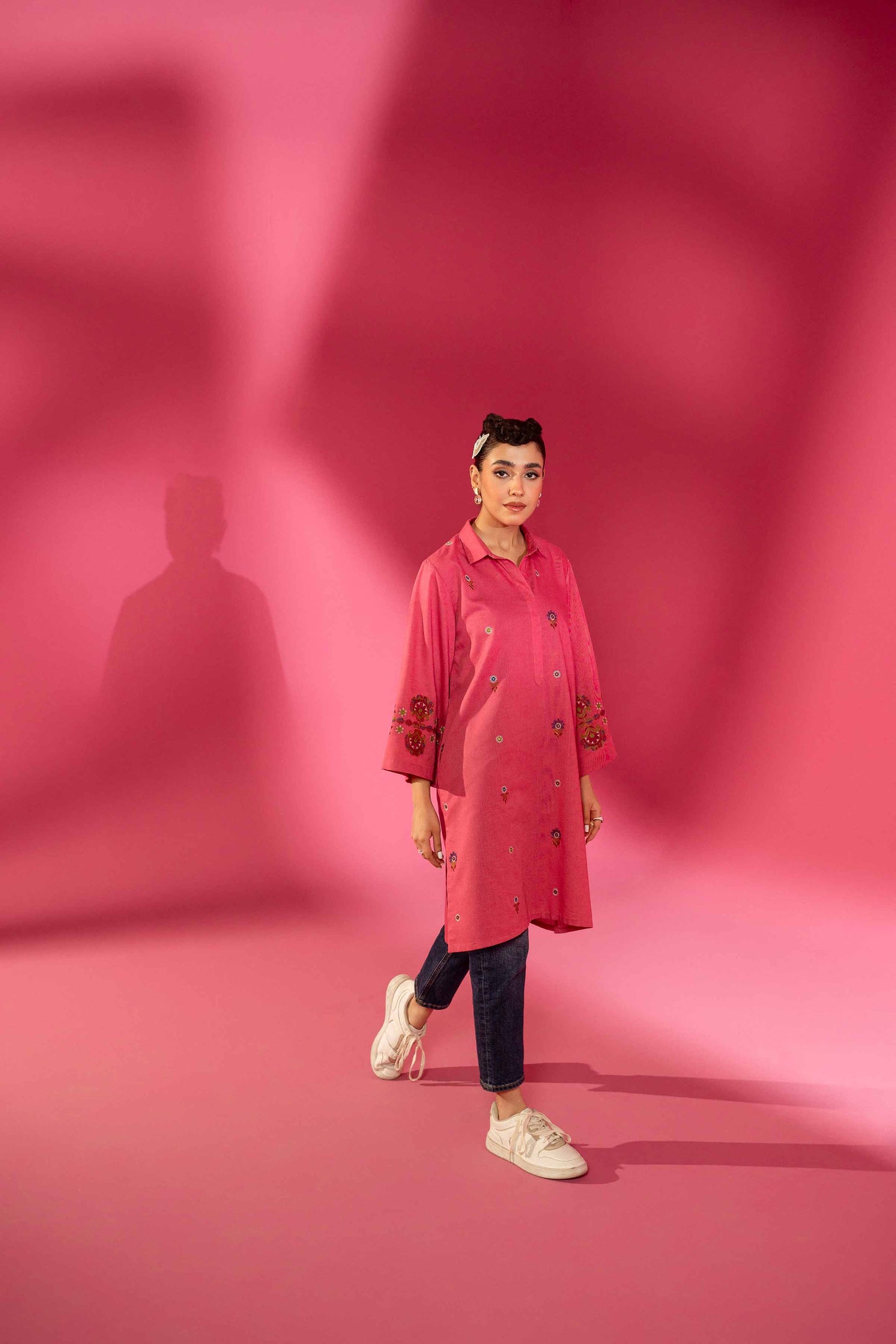 Nishat Linen - Embroidered Tunic - AW23-25