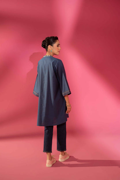 Nishat Linen - Embroidered Shirt - AW23-28