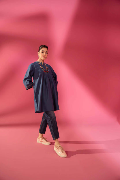 Nishat Linen - Embroidered Shirt - AW23-28