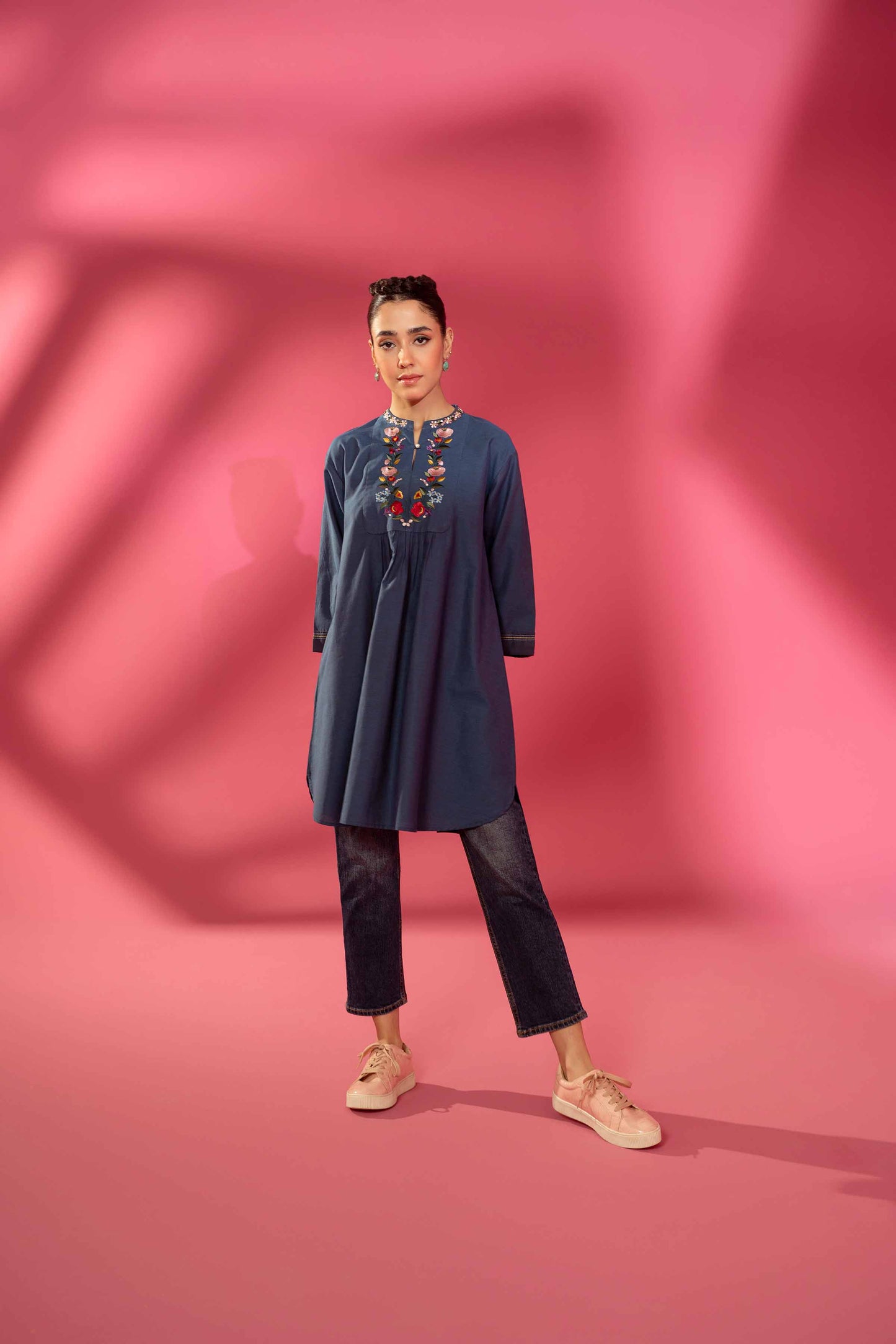 Nishat Linen - Embroidered Shirt - AW23-28