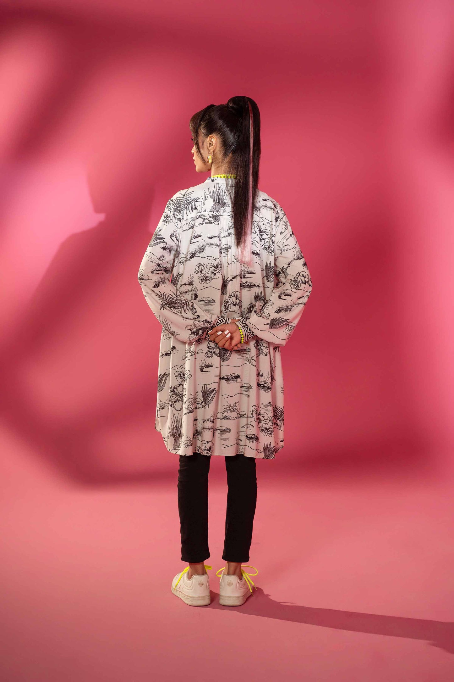 Nishat Linen - Printed Tunic - AW23-29