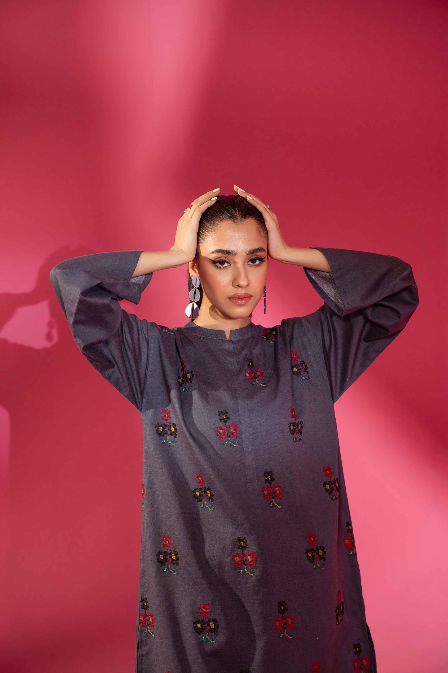 Nishat Linen - Embroidered Tunic - AW23-30