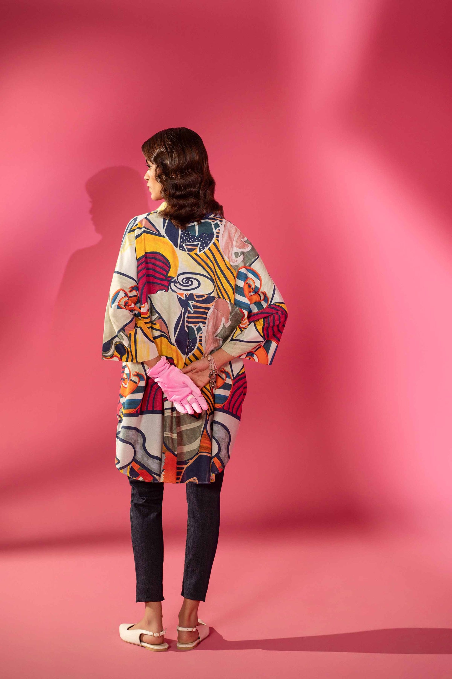 Nishat Linen - Printed Shirt - AW23-31