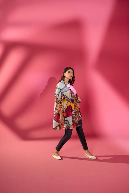 Nishat Linen - Printed Shirt - AW23-31