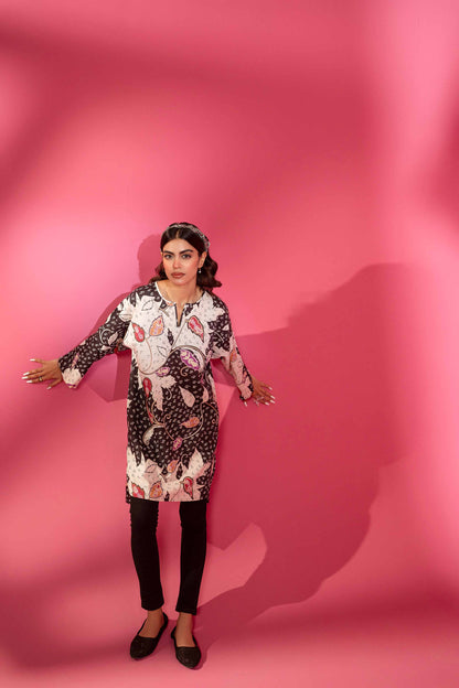 Nishat Linen - Printed Shirt - AW23-32