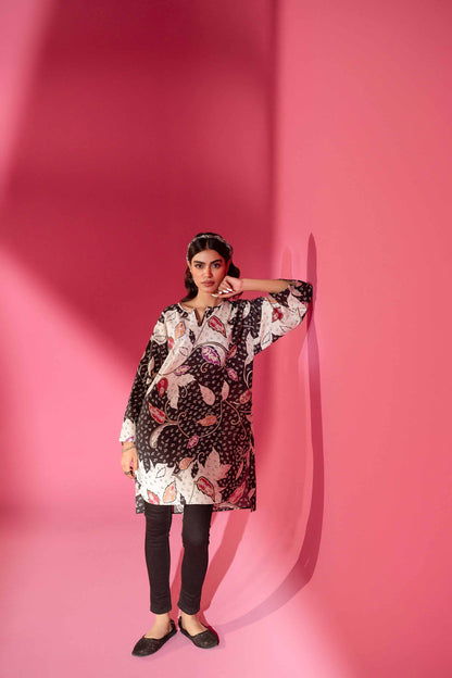 Nishat Linen - Printed Shirt - AW23-32