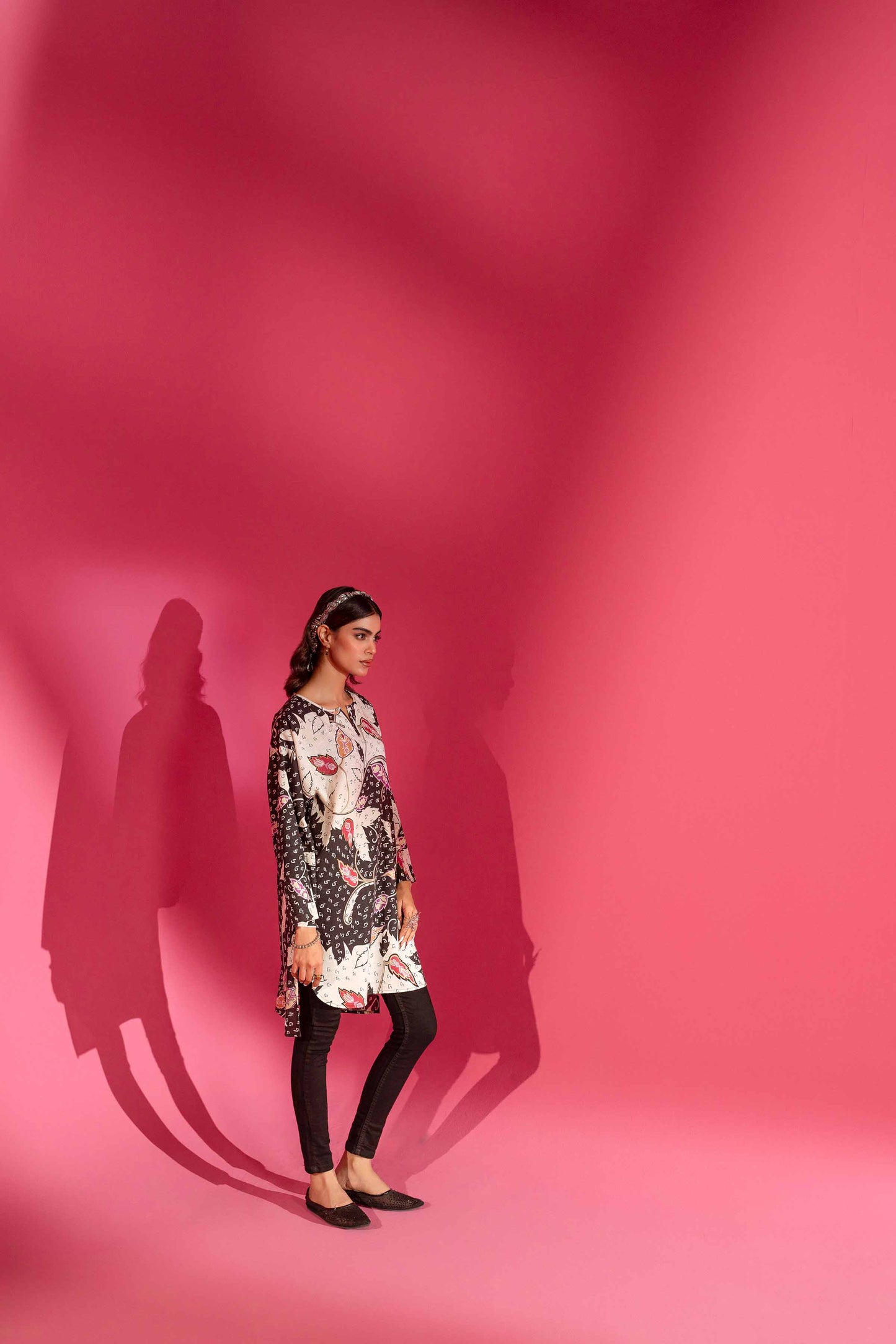 Nishat Linen - Printed Shirt - AW23-32
