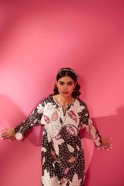 Nishat Linen - Printed Shirt - AW23-32