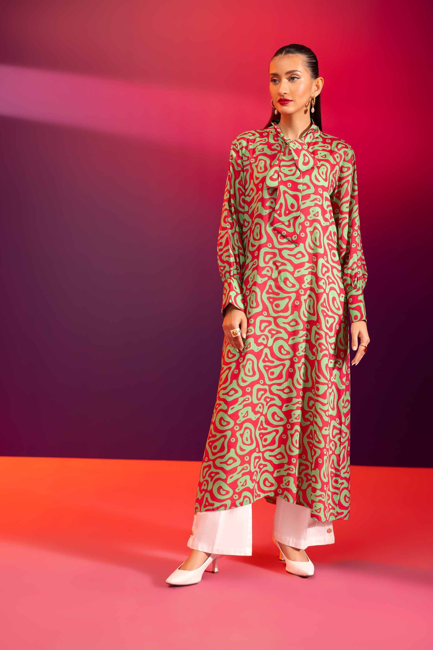 Nishat Linen - Printed Dress - AW23-34