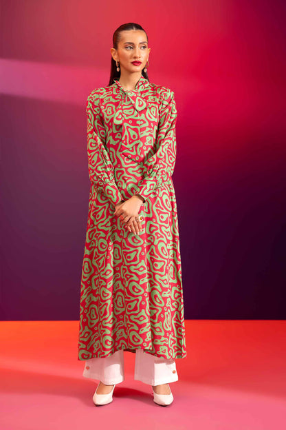 Nishat Linen - Printed Dress - AW23-34