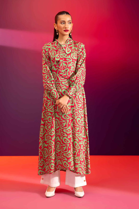 Nishat Linen - Printed Dress - AW23-34