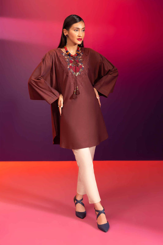 Nishat Linen - Embroidered Shirt - AW23-35