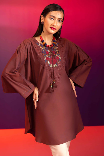 Nishat Linen - Embroidered Shirt - AW23-35
