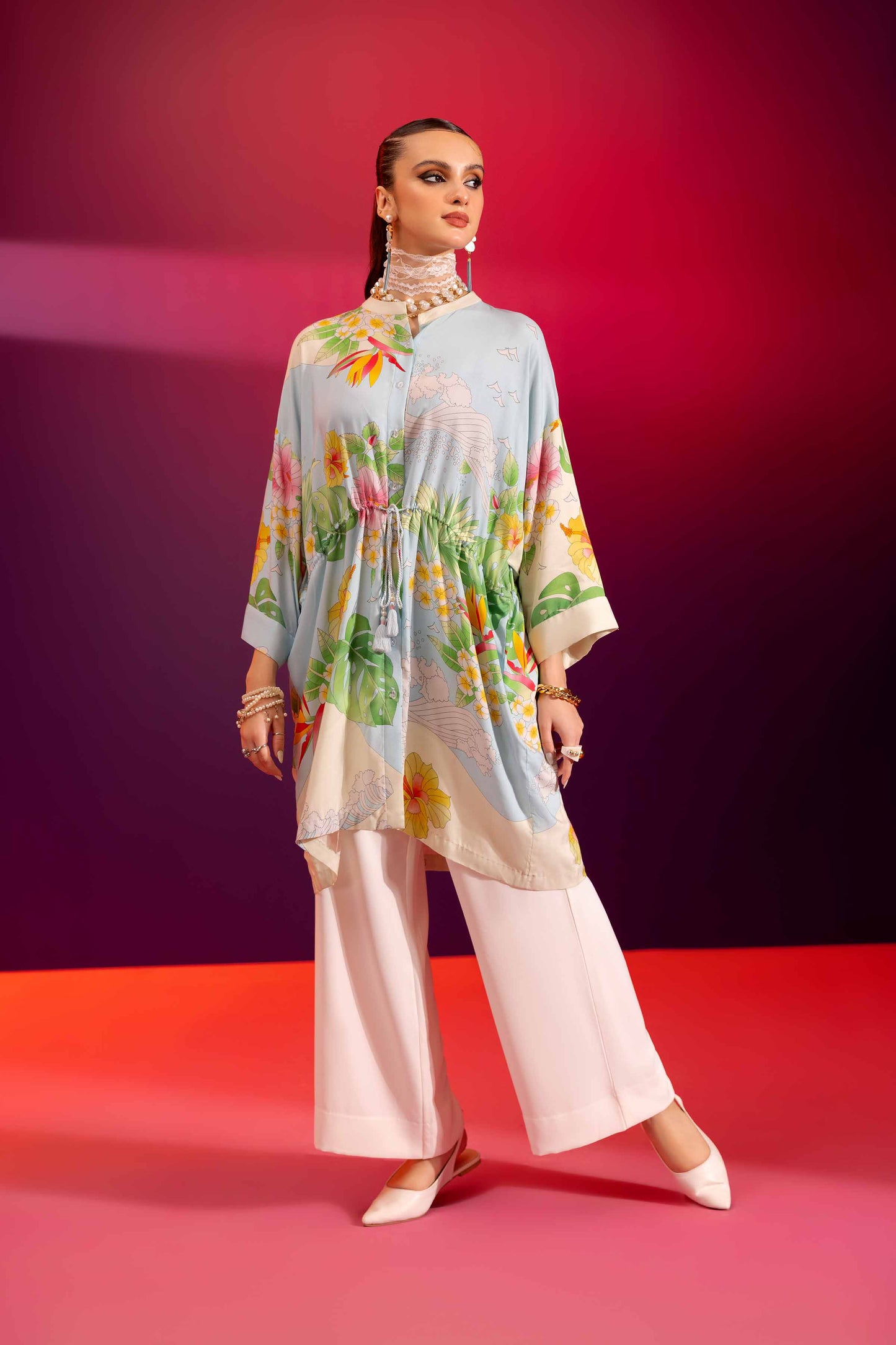 Nishat Linen - Printed Tunic - AW23-37