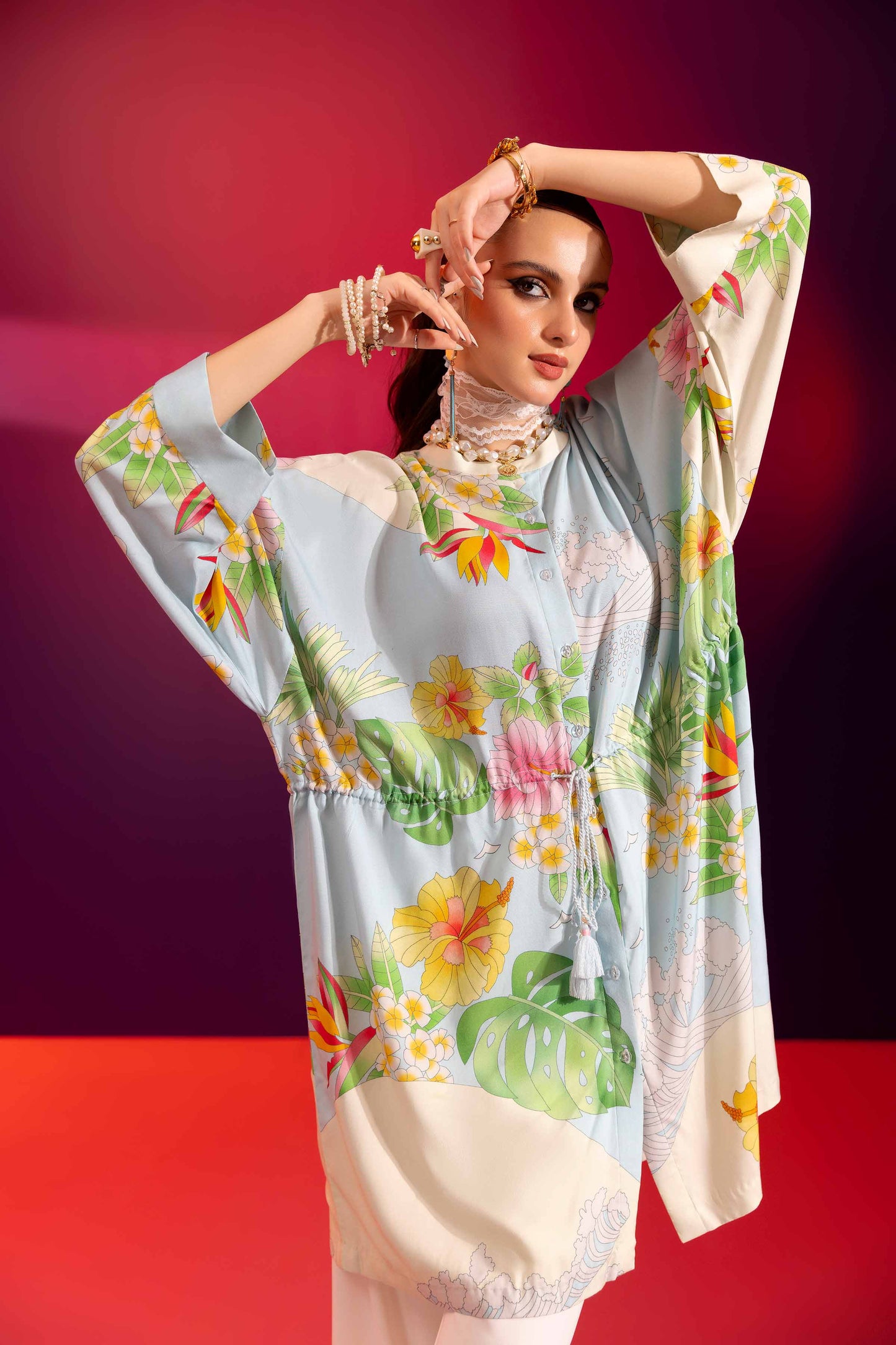 Nishat Linen - Printed Tunic - AW23-37