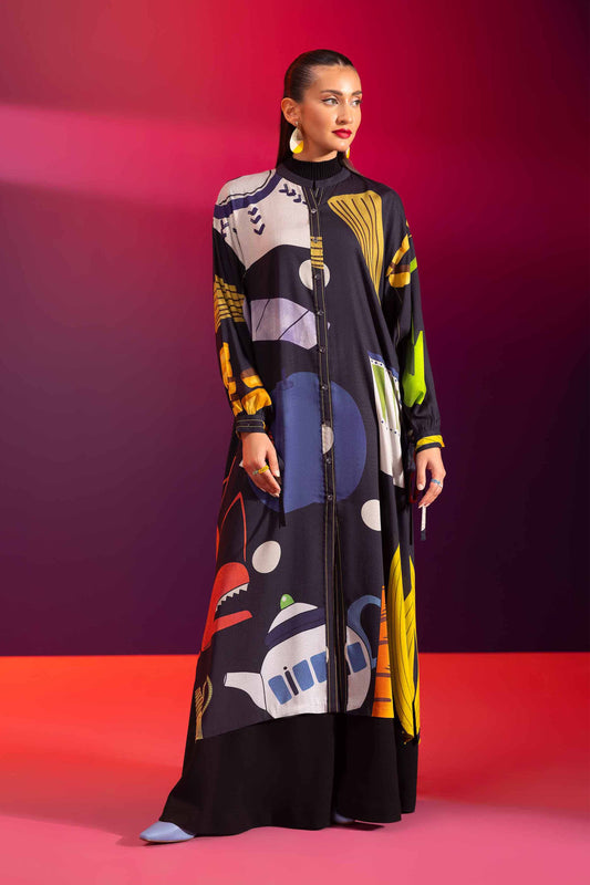Nishat Linen - Printed Dress - AW23-38