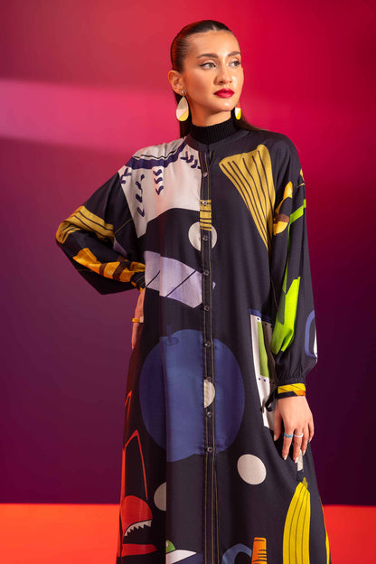 Nishat Linen - Printed Dress - AW23-38