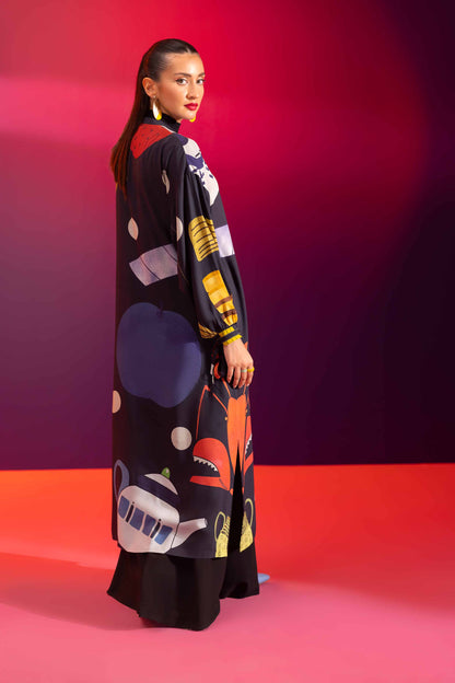 Nishat Linen - Printed Dress - AW23-38