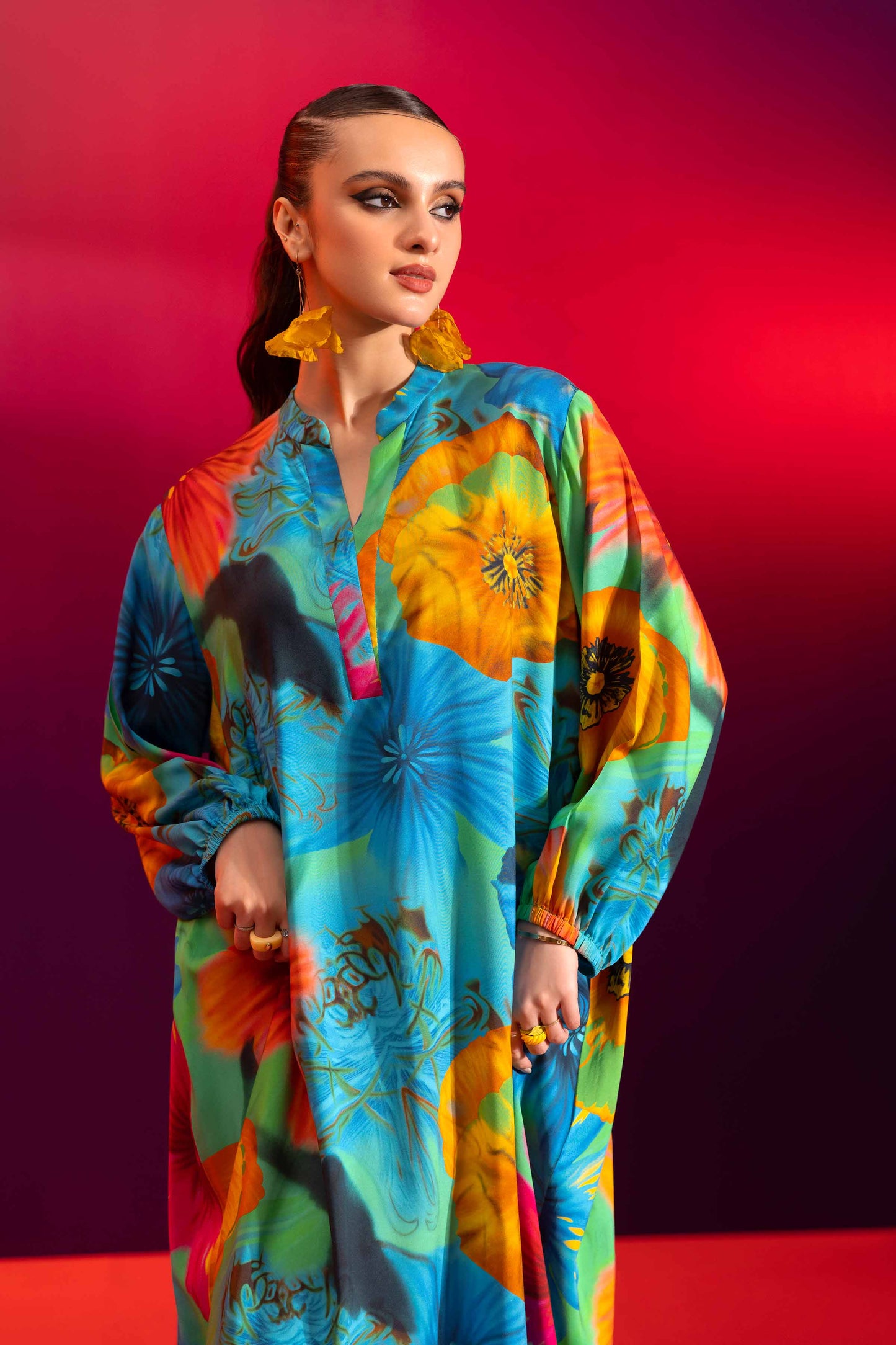 Nishat Linen - Printed Shirt - AW23-39