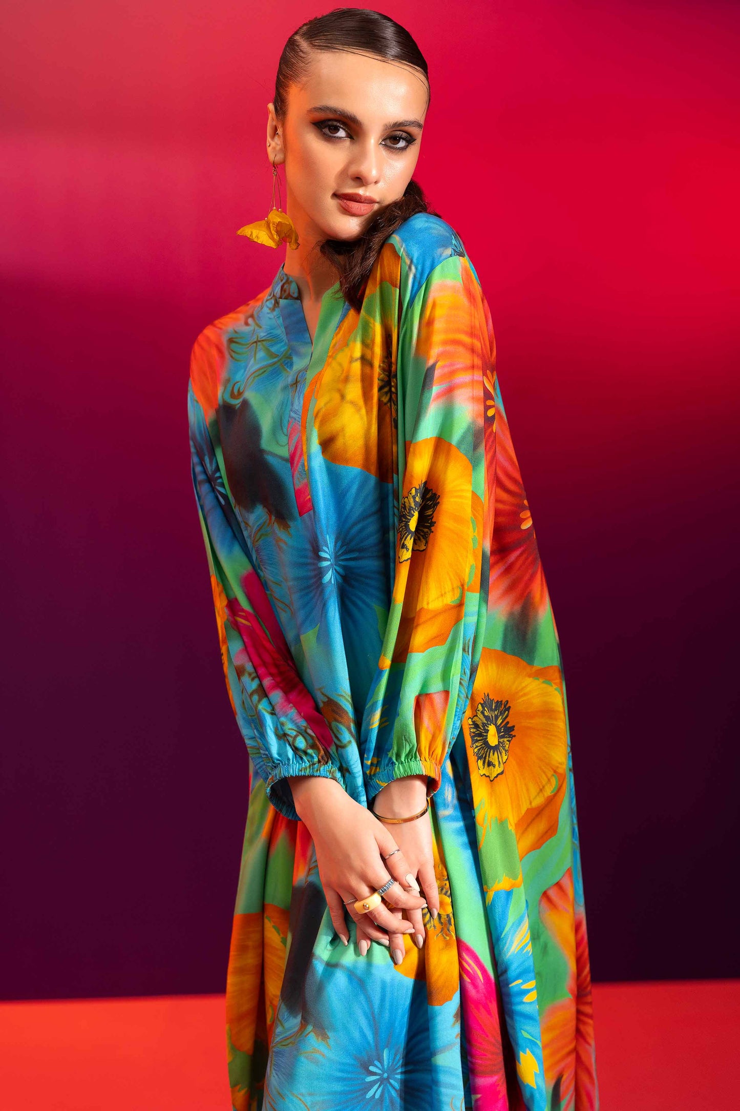 Nishat Linen - Printed Shirt - AW23-39
