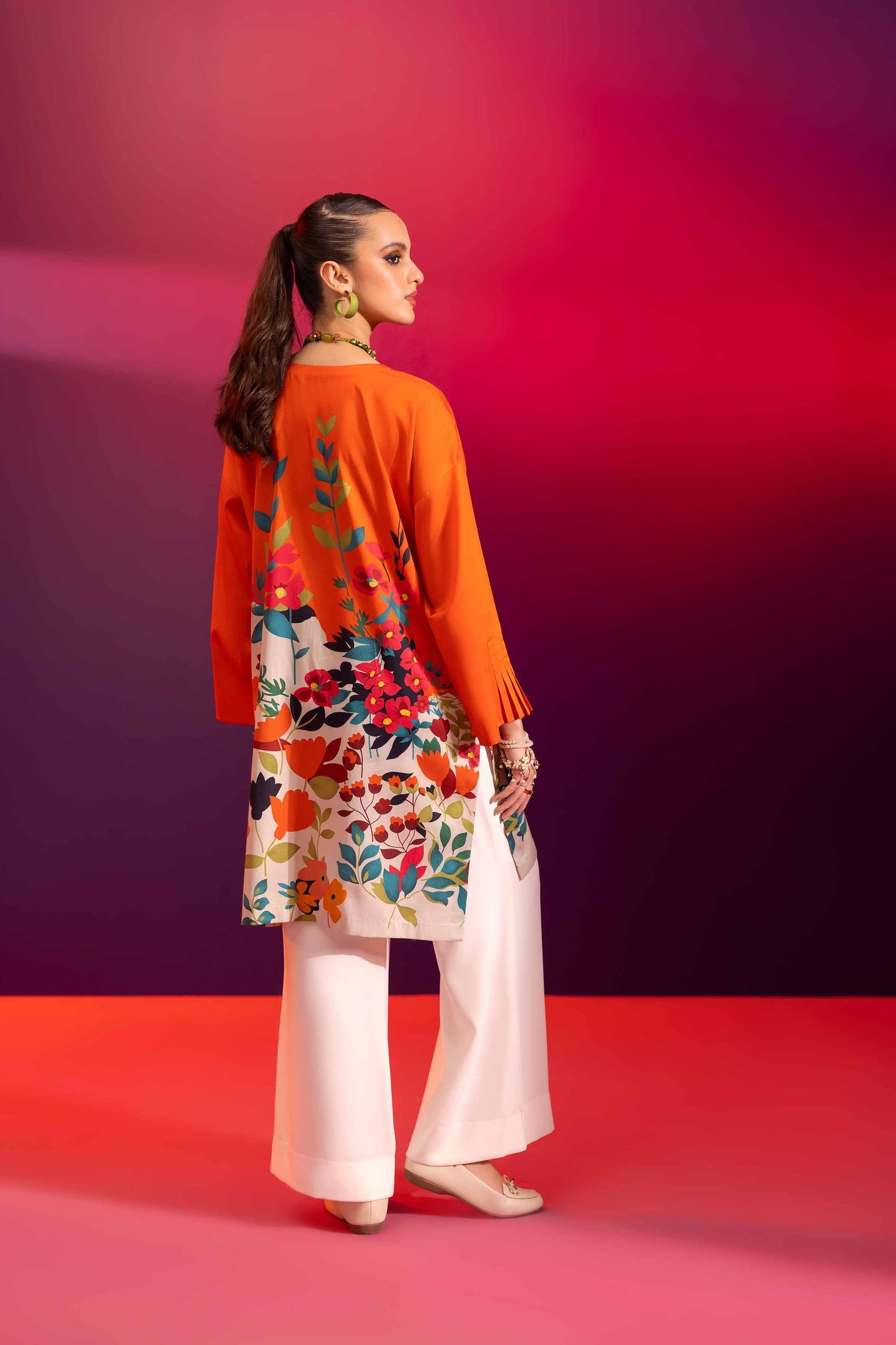 Nishat Linen - Printed Shirt - AW23-41