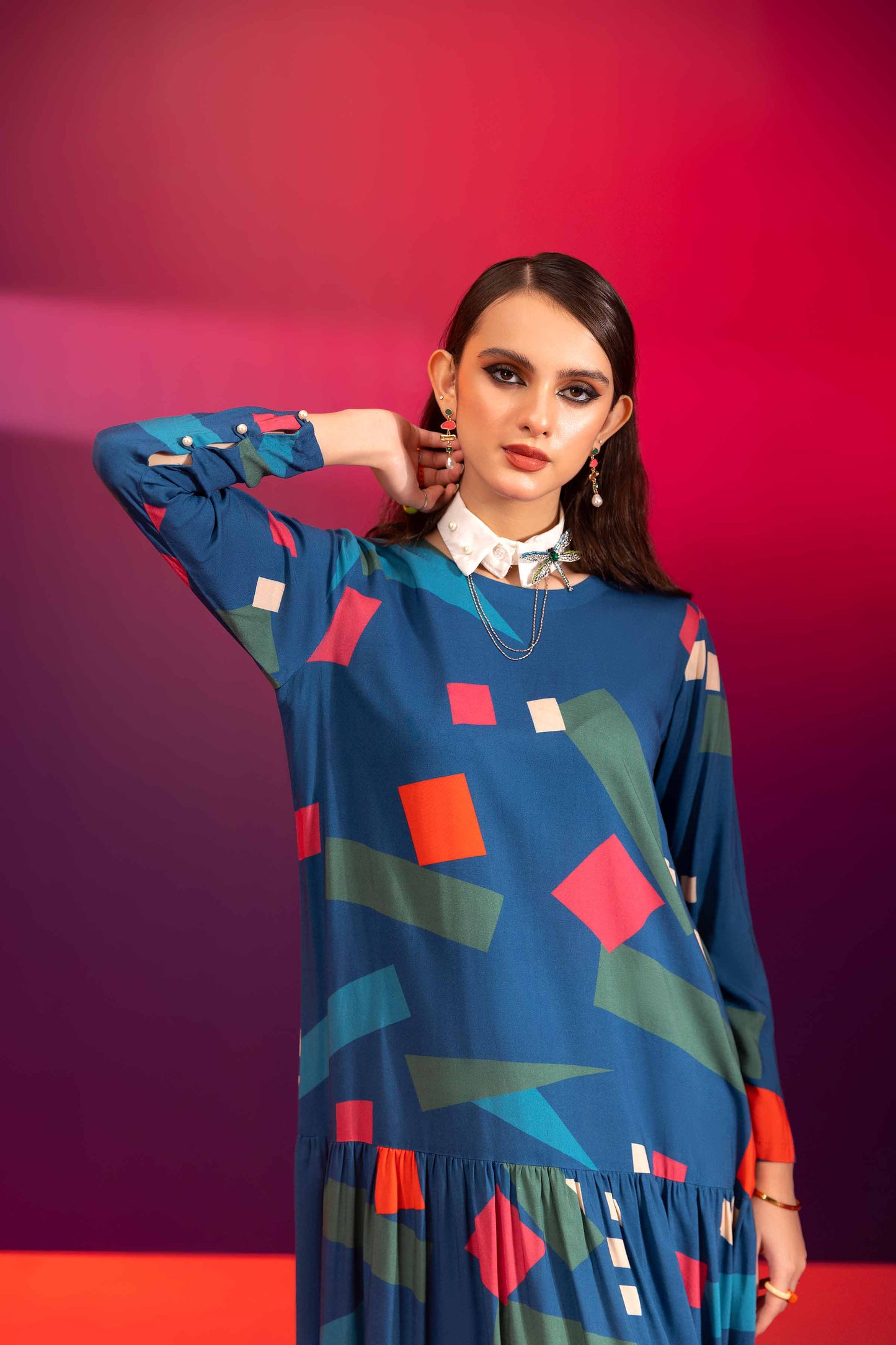 Nishat Linen - Printed Dress - AW23-42