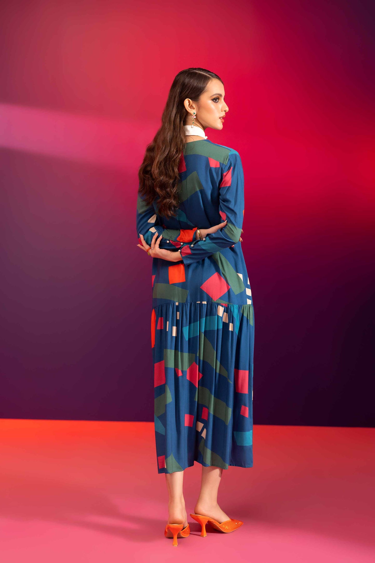 Nishat Linen - Printed Dress - AW23-42