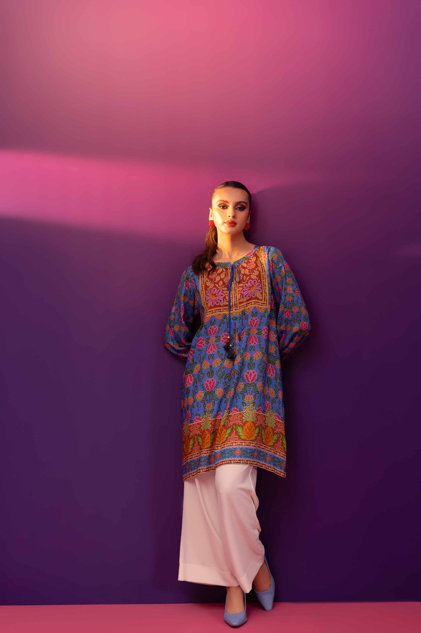 Nishat Linen - Printed Shirt - AW23-43