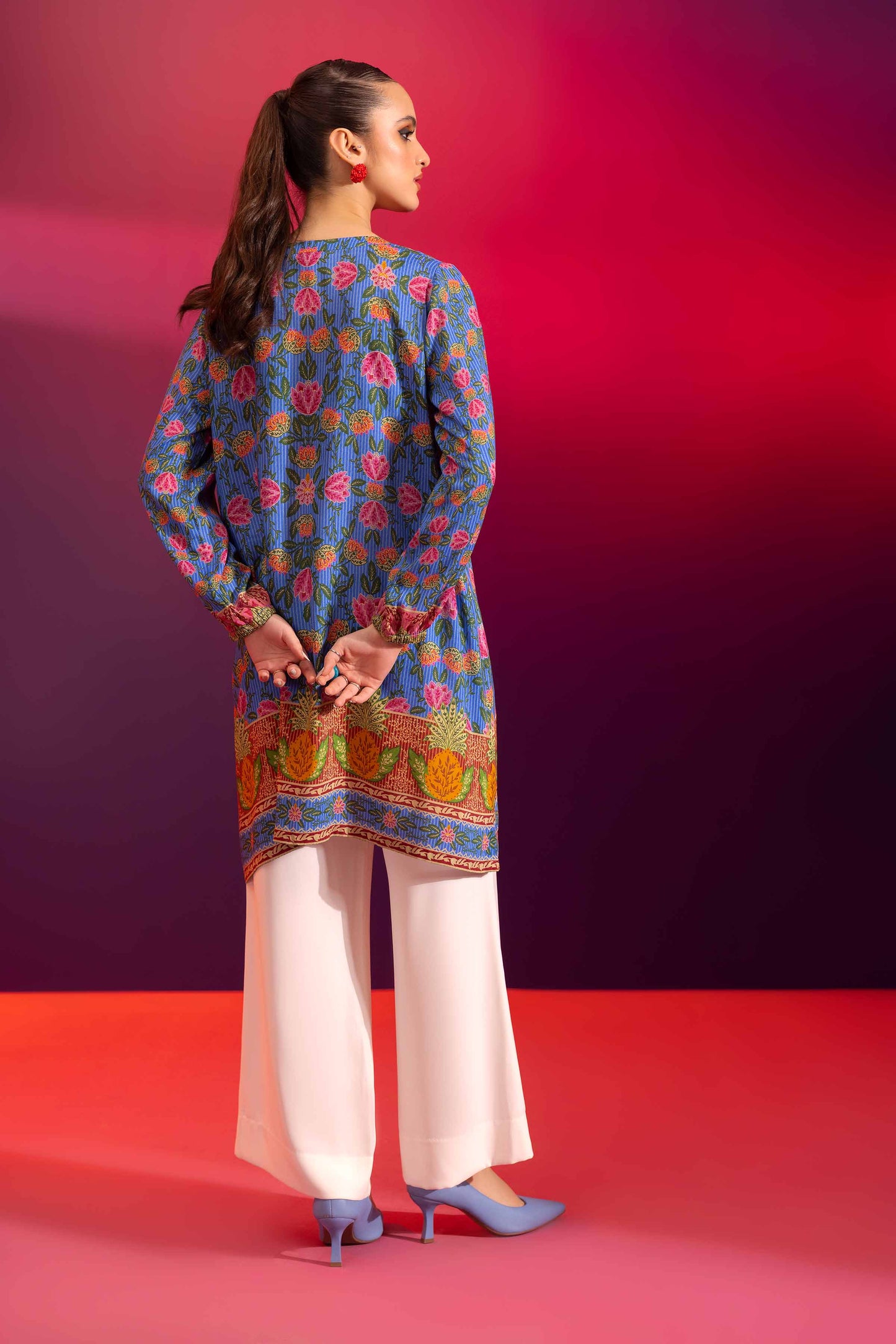 Nishat Linen - Printed Shirt - AW23-43