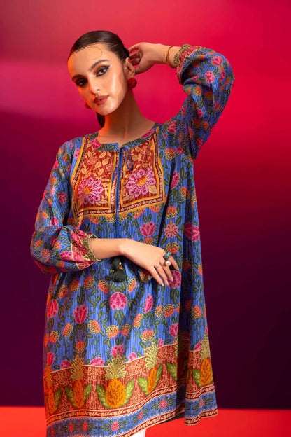 Nishat Linen - Printed Shirt - AW23-43