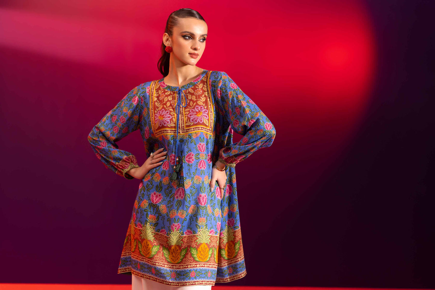 Nishat Linen - Printed Shirt - AW23-43