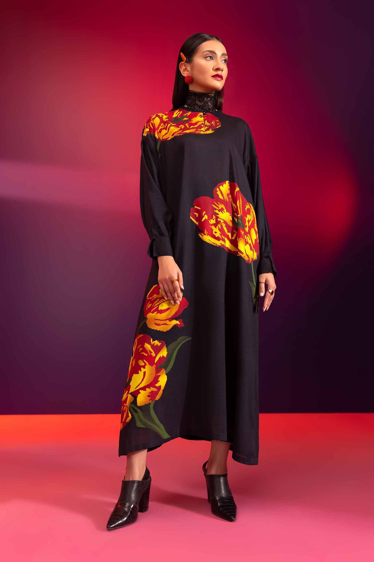 Nishat Linen - Printed Dress - AW23-44