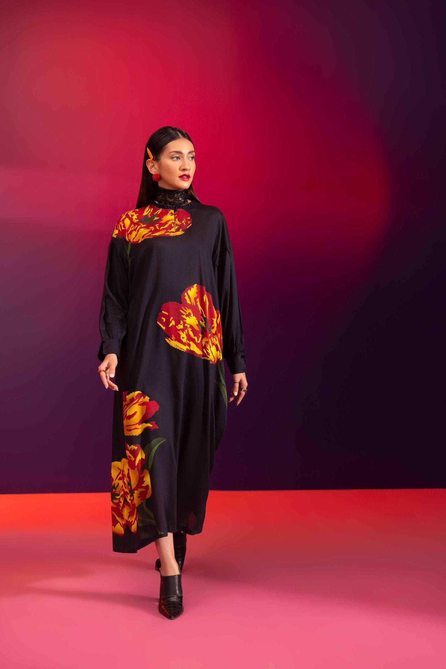 Nishat Linen - Printed Dress - AW23-44