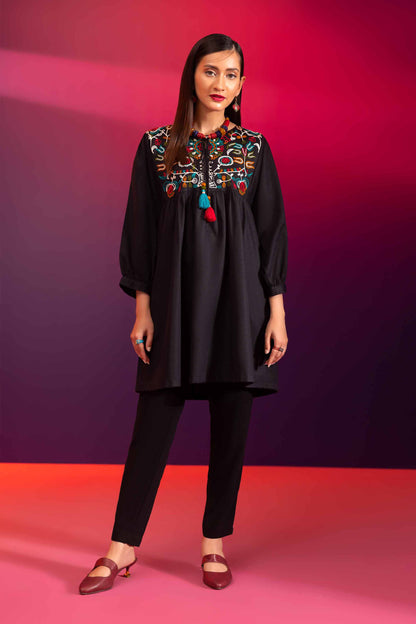Nishat Linen - Embroidered Shirt - AW23-45