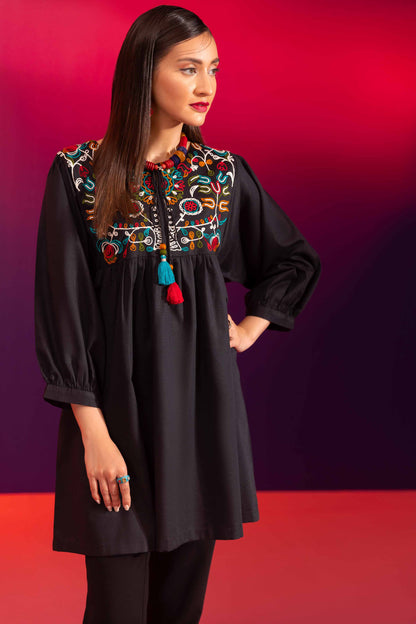 Nishat Linen - Embroidered Shirt - AW23-45