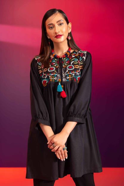 Nishat Linen - Embroidered Shirt - AW23-45