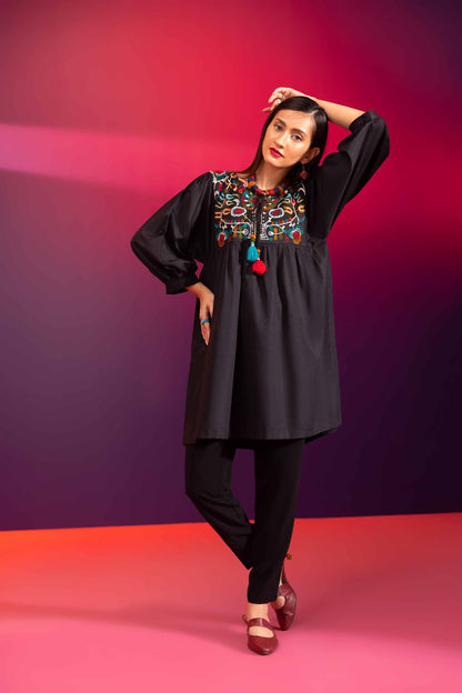 Nishat Linen - Embroidered Shirt - AW23-45
