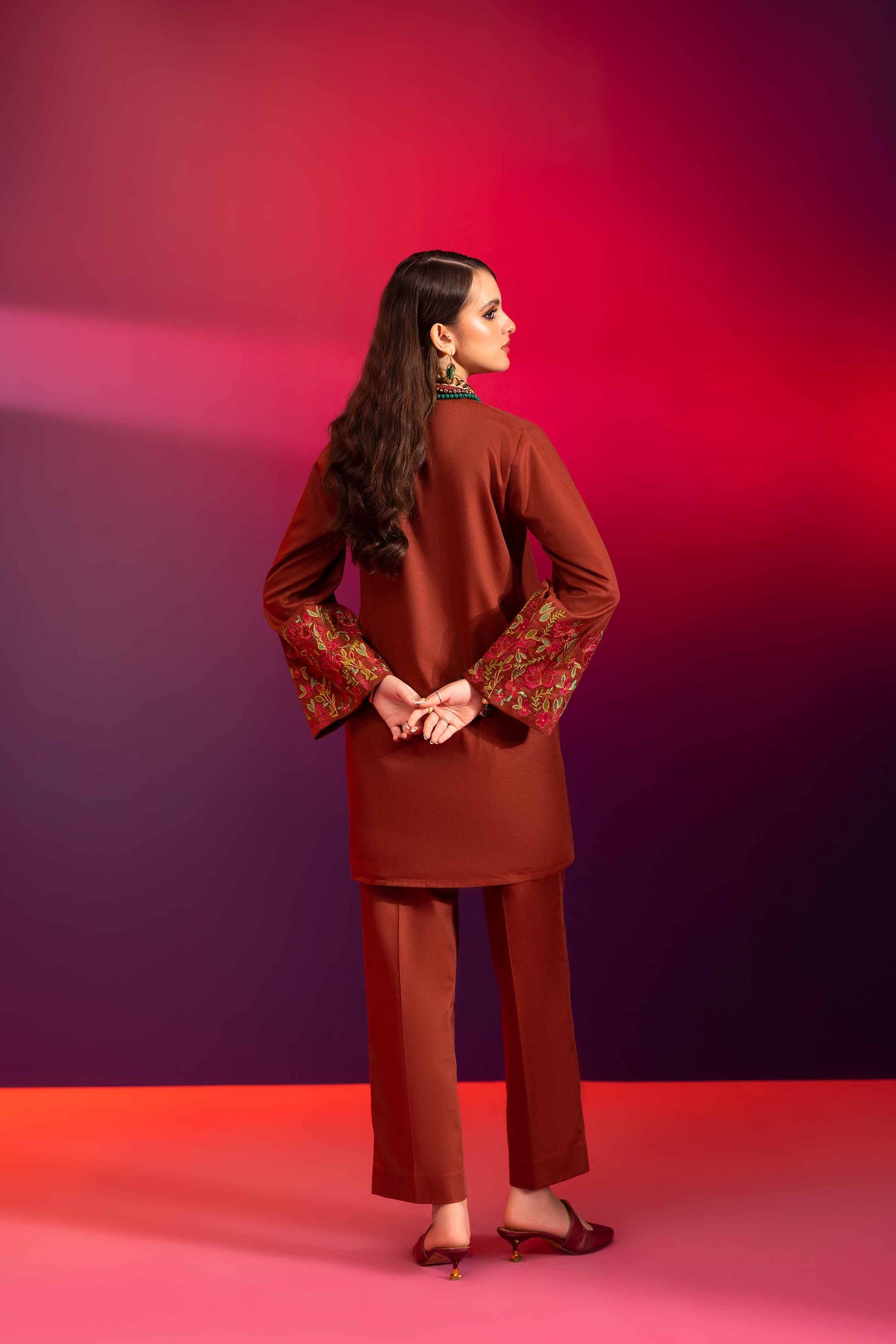 Nishat Linen - 2 Piece - Embroidered Suit - AW23-47