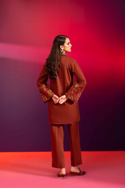 Nishat Linen - 2 Piece - Embroidered Suit - AW23-47