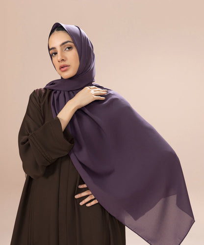 Sapphire - Button Through Abaya With Tassel Detail