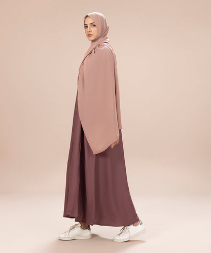 Sapphire - Button Through Abaya With Tassel Detail