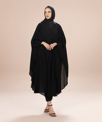 Sapphire - Poncho Abaya Set With Diamanté Detail