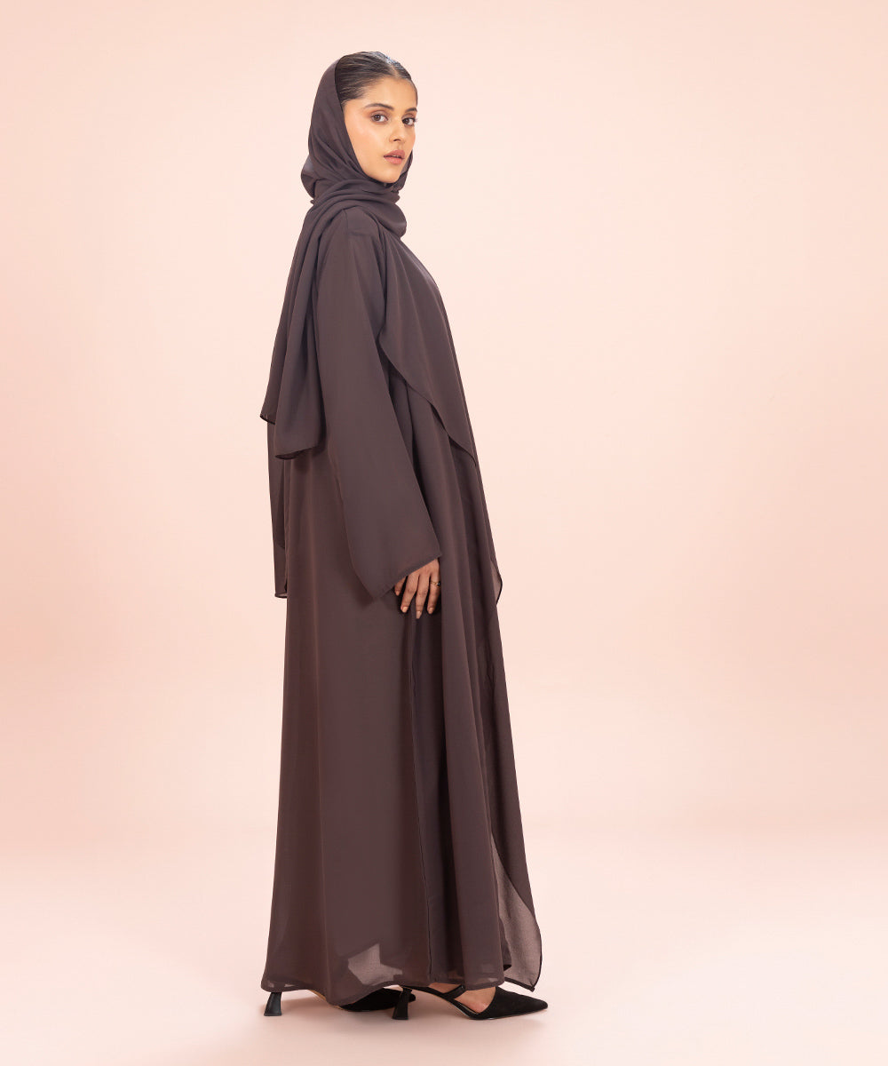 Sapphire - Double Layered Water-Fall Abaya Set