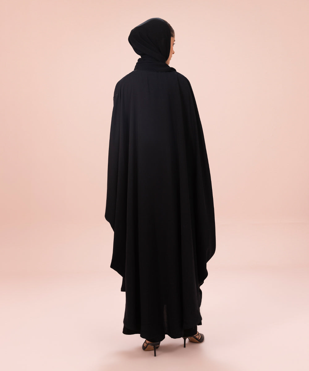 Sapphire - Kaftan Abaya Set with Diamanté Detail