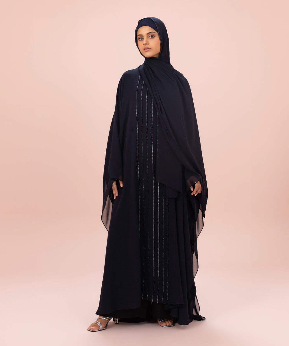 Sapphire - Chiffon Double Layered Abaya Set