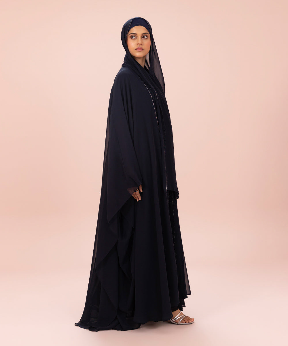 Sapphire - Chiffon Double Layered Abaya Set