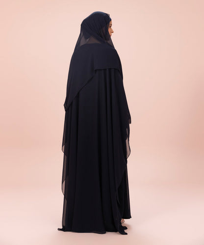 Sapphire - Chiffon Double Layered Abaya Set