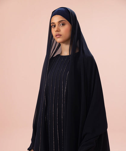 Sapphire - Chiffon Double Layered Abaya Set