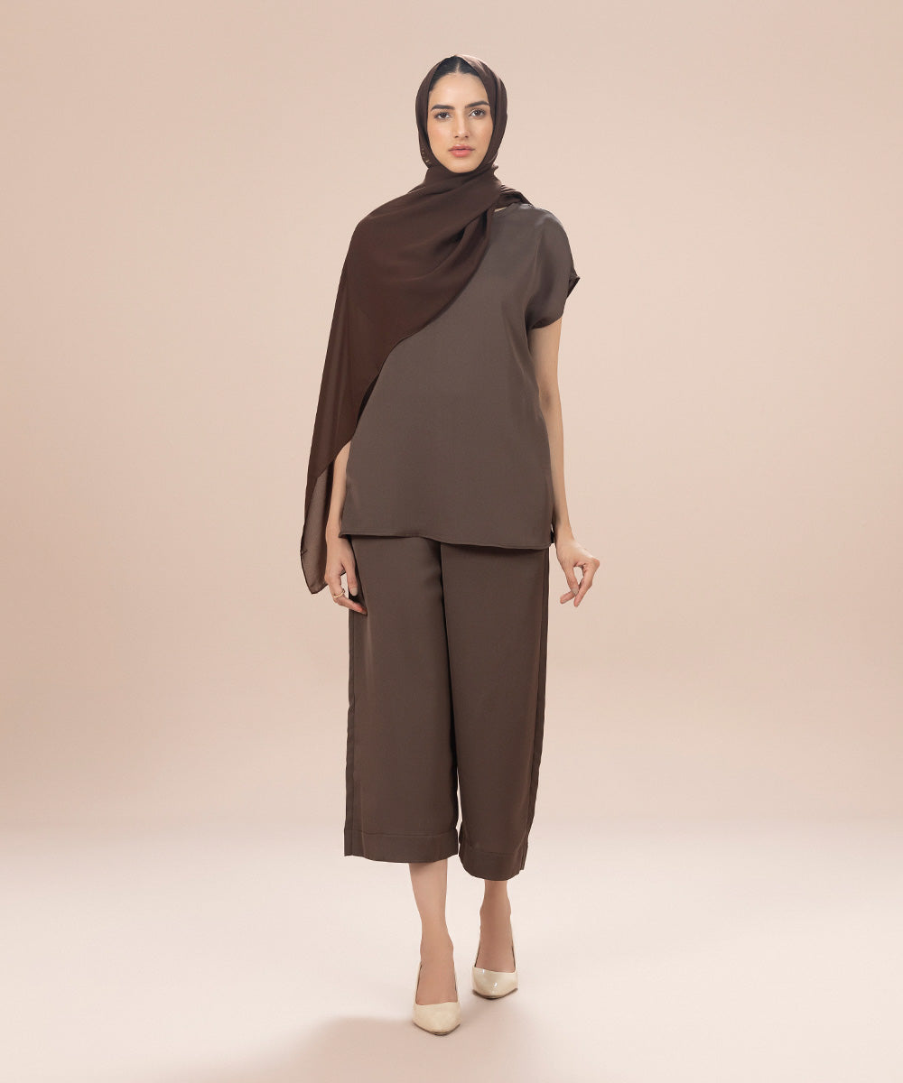 Sapphire - Loose-Fit Short Sleeve Top