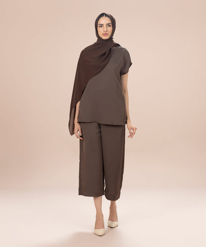 Sapphire - Loose-Fit Short Sleeve Top